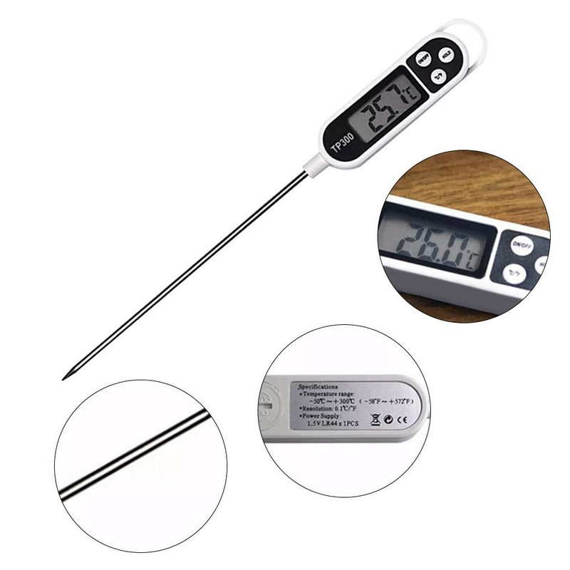 Visokokvalitetni termometar za pečenje roštilja za kuhanje hrane Digitalni termometar za kuhinjske potrepštine Mjerač temperature vode