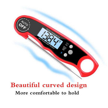 Термометър с незабавно отчитане Най-добрият цифров термометър за месо Водоустойчиви кухненски хлебни изделия с калибриране и подсветка