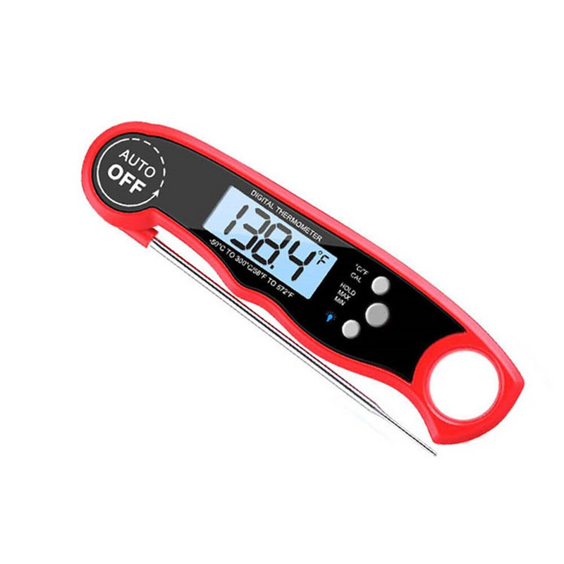 Θερμόμετρο στιγμιαίας ανάγνωσης Το καλύτερο ψηφιακό θερμόμετρο κρέατος αδιάβροχα προϊόντα αρτοποιίας κουζίνας με βαθμονόμηση και οπίσθιο φωτισμό