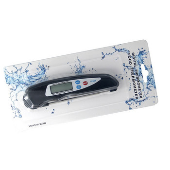 Сгъваем цифров термометър за храна Електронна сонда Тестер за температура на готвене Термометър за барбекю с незабавно отчитане