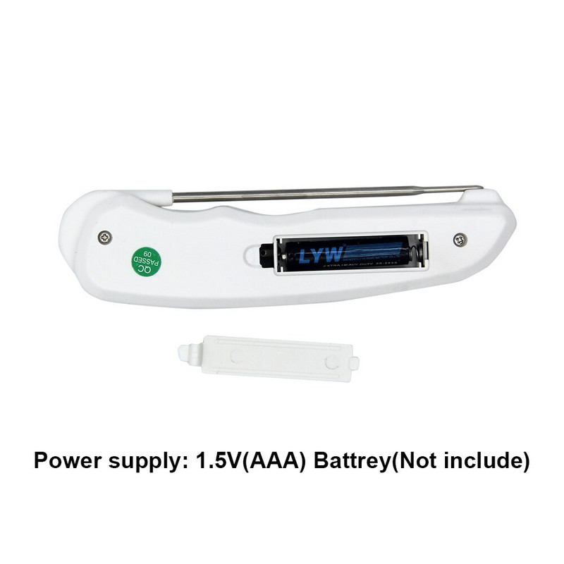 Αναδιπλούμενο ψηφιακό θερμόμετρο τροφίμων Ηλεκτρονικός αισθητήρας μέτρησης θερμοκρασίας μαγειρέματος Άμεση ανάγνωση Θερμόμετρο BBQ