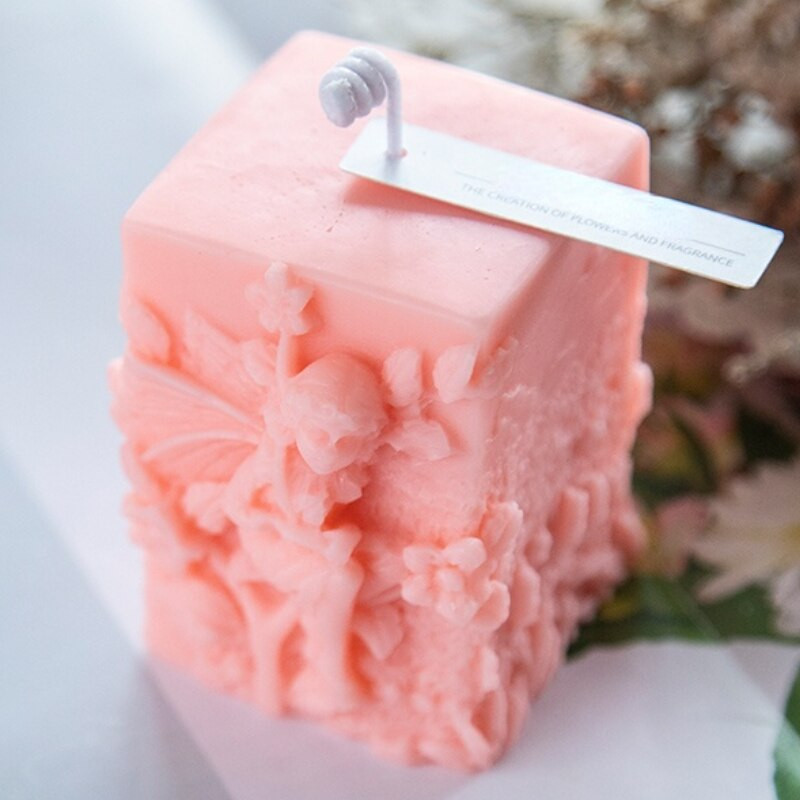 Angelo silikoninės žvakės formos „pasidaryk pats“ aromatinių gėlių fėjos portretų žvakių gaminimo įrankis muilo derva Šokolado formos dovanų amatų namų dekoras