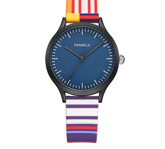 Γυναικείο μοντέρνο αδιάβροχο απλικέ ρολόι