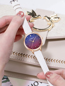 Ümara kujuga naiste käekell - erinevates värvides