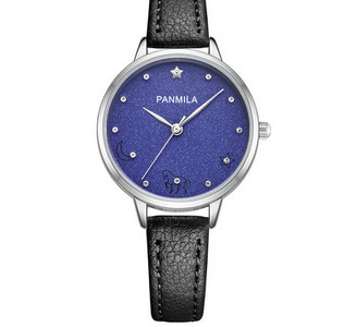 Ümara kujuga naiste käekell - erinevates värvides