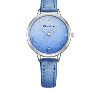 Ümara kujuga naiste käekell - erinevates värvides