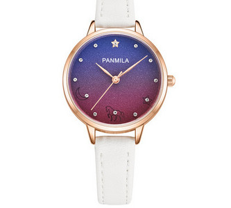 Ümara kujuga naiste käekell - erinevates värvides