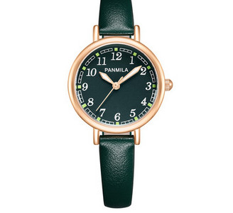 Γυναικείο ρολόι - με λουράκι από οικολογικό δέρμα