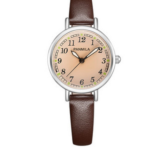 Γυναικείο ρολόι - με λουράκι από οικολογικό δέρμα