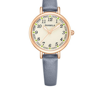 Γυναικείο ρολόι - με λουράκι από οικολογικό δέρμα