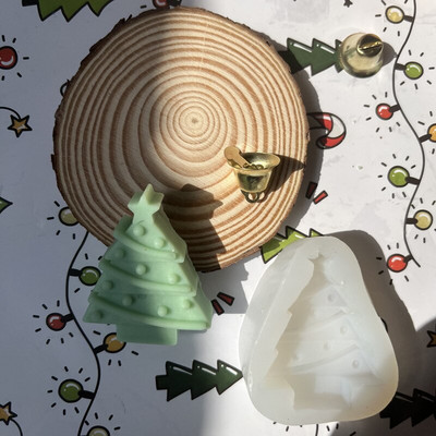 Τρισδιάστατο Χριστουγεννιάτικο Κερί Χριστουγέννων DIY Προμήθειες κατασκευής χριστουγεννιάτικου δέντρου Διακόσμηση σπιτιού Elk Χριστουγεννιάτικο δέντρο Καλούπι σιλικόνης Χριστουγεννιάτικο καλούπι σιλικόνης