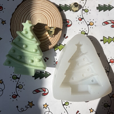 Τρισδιάστατο Χριστουγεννιάτικο Κερί Χριστουγέννων DIY Προμήθειες κατασκευής χριστουγεννιάτικου δέντρου Διακόσμηση σπιτιού Elk Χριστουγεννιάτικο δέντρο Καλούπι σιλικόνης Χριστουγεννιάτικο καλούπι σιλικόνης