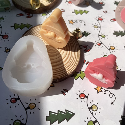 Τρισδιάστατο Χριστουγεννιάτικο Κερί Χριστουγέννων DIY Προμήθειες κατασκευής χριστουγεννιάτικου δέντρου Διακόσμηση σπιτιού Elk Χριστουγεννιάτικο δέντρο Καλούπι σιλικόνης Χριστουγεννιάτικο καλούπι σιλικόνης