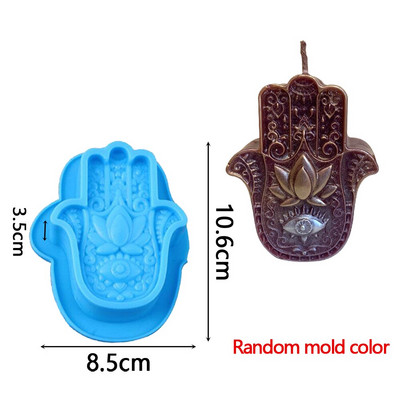 DIY piramis buborék gyertya szilikon forma kézzel készített aromaterápiás gipsz szója viasz gyertya készítés szappangyanta formák csokis sütés