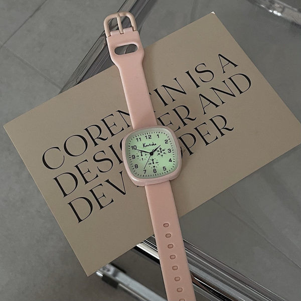 Ceas de damă din silicon în diferite culori