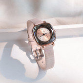 Ceas casual de dama cu element metalic