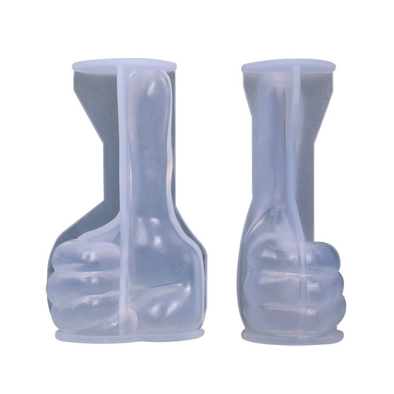 Κερί αντίχειρα σιλικόνης χειρονομία Γύψινο σαπούνι σταγόνα κόλλα πάγου Κύβος σοκολάτας για κερί Φόρμα κεριών Σετ εύκολο να ξεφορμάρεται Διακοσμητικό