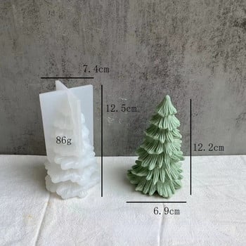 Κερί Χριστουγεννιάτικου Δέντρου Καλούπι σιλικόνης DIY Γύψος Χειροποίητο Σαπούνι Αρωματικό Κερί Καλούπι Χειμώνας Θέρμανση Κερί Διακόσμηση επίπλων