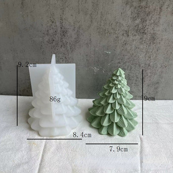 Κερί Χριστουγεννιάτικου Δέντρου Καλούπι σιλικόνης DIY Γύψος Χειροποίητο Σαπούνι Αρωματικό Κερί Καλούπι Χειμώνας Θέρμανση Κερί Διακόσμηση επίπλων
