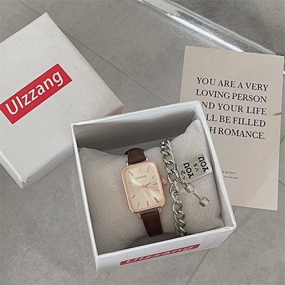 Ženski dnevni sat - sa remenom od eko kože