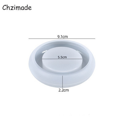Chzimade 1 buc. Lumânare ovală pentru aromoterapie matriță din silicon din rășină lucrată manual, forme de depozitare a săpunului, realizarea de decorațiuni pentru casă diy