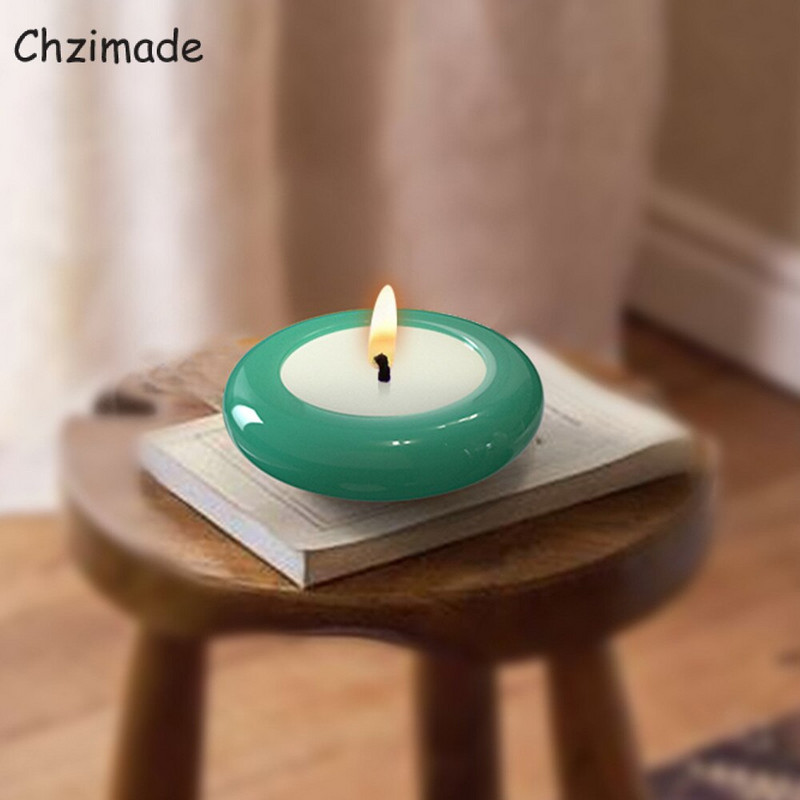 Chzimade 1 buc. Lumânare ovală pentru aromoterapie matriță din silicon din rășină lucrată manual, forme de depozitare a săpunului, realizarea de decorațiuni pentru casă diy
