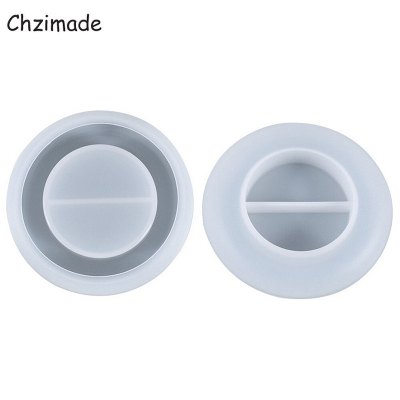 Chzimade 1 buc. Lumânare ovală pentru aromoterapie matriță din silicon din rășină lucrată manual, forme de depozitare a săpunului, realizarea de decorațiuni pentru casă diy