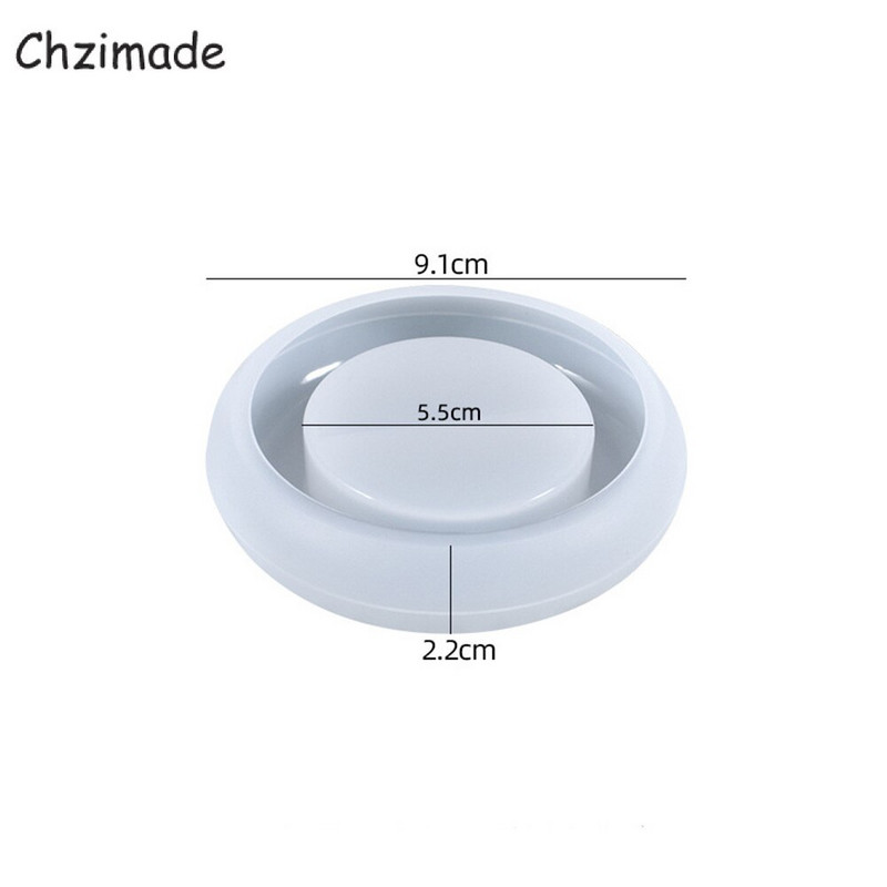 Chzimade 1 buc. Lumânare ovală pentru aromoterapie matriță din silicon din rășină lucrată manual, forme de depozitare a săpunului, realizarea de decorațiuni pentru casă diy