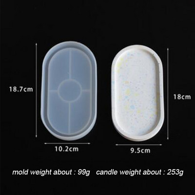 Pentagon alap lakberendezési cikkek tányérok beton edény kézzel készített forma ovális kerek négyzet alakú kocka gyertyatartó szilikon forma