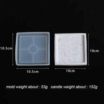 Pentagon alap lakberendezési cikkek tányérok beton edény kézzel készített forma ovális kerek négyzet alakú kocka gyertyatartó szilikon forma