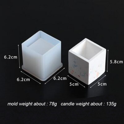 Pentagon alap lakberendezési cikkek tányérok beton edény kézzel készített forma ovális kerek négyzet alakú kocka gyertyatartó szilikon forma