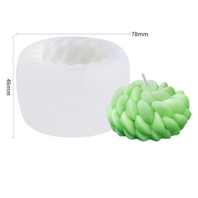 Santa Ana Flower DIY Κερί Καλούπι σιλικόνης Παιώνια Λουλούδι Σαπούνι Αρωματοθεραπείας Ρητίνη Ice Mousse Φόρμα Γάμου Διακόσμηση σπιτιού Δώρα για πάρτι