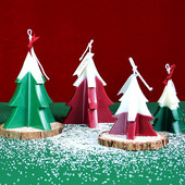 Mucegai 3D pentru lumânări pentru brad de Crăciun, DIY, lucrat manual pentru aromaterapie, pentru fabricarea de lumânări, matriță mare pentru brad de Crăciun, matriță acrilică