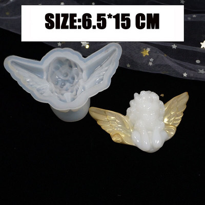 DIY Sleeping Baby Shower Candle Mold σιλικόνης γύψος ρητίνης Craft Φτιάχνοντας καλούπι Χειροποίητα καλούπια σαπουνιού Εργαλείο Καλούπι σοκολάτας φοντάν