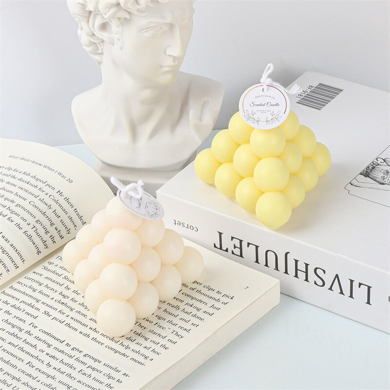 3D φόρμα κεριών πυραμίδας DIY Pyramid Cube Mousse για κέικ Μαγική μπάλα Αρωματική φόρμα σαπουνιού Φόρμα πυριτίου Καλούπια σιλικόνης χειροποίητα