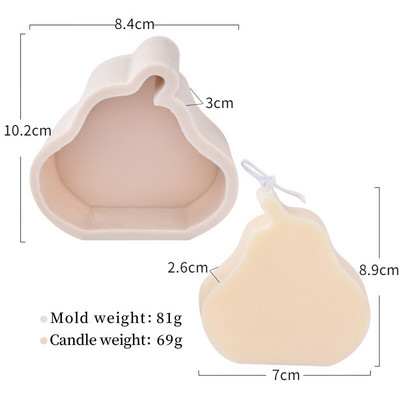 DIY Leaves Mold Candle Making Supplies Wholesale Aroma Candles Form for Candles 3d Καλούπια σιλικόνης Handmade Forms Resin Mold Kit