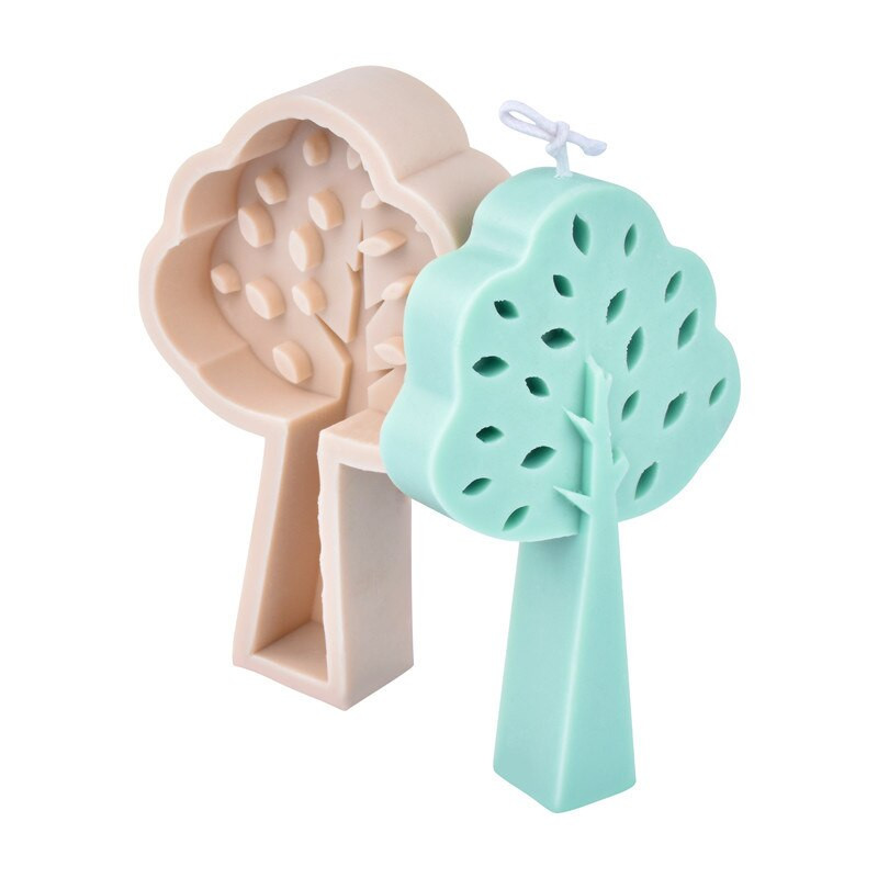 DIY Leaves Mold Candle Making Supplies Wholesale Aroma Candles Form for Candles 3d Καλούπια σιλικόνης Handmade Forms Resin Mold Kit