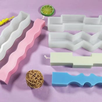 Σχηματισμένη λωρίδα κεριού DIY Strip Aromatherapy Κερί Mold Κερί Kit Making Κερί Mold Mold Ρητίνη Mold Candle Making Molds