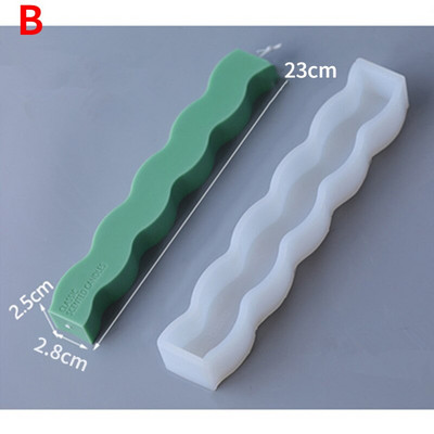 Vormitud riba küünlavorm DIY riba aroomiteraapia küünlavormi küünalde valmistamise komplekt küünlavormi vaigu vormi küünalde valmistamise vormid