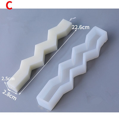 Vormitud riba küünlavorm DIY riba aroomiteraapia küünlavormi küünalde valmistamise komplekt küünlavormi vaigu vormi küünalde valmistamise vormid