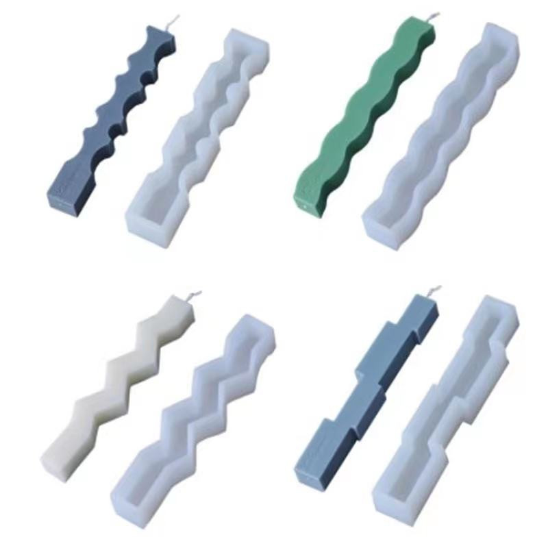 Vormitud riba küünlavorm DIY riba aroomiteraapia küünlavormi küünalde valmistamise komplekt küünlavormi vaigu vormi küünalde valmistamise vormid