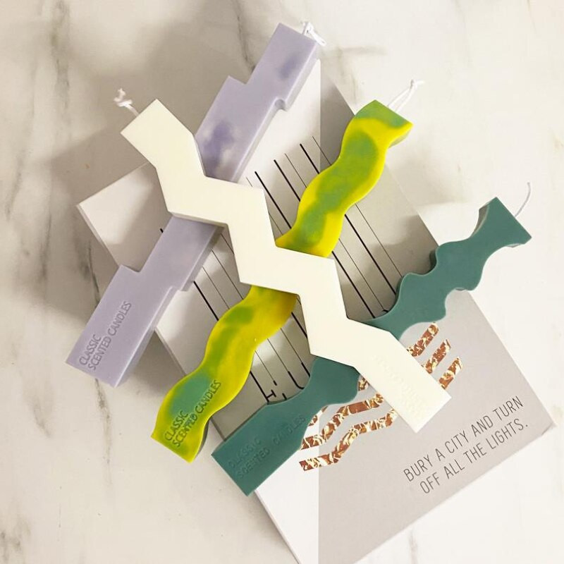 Vormitud riba küünlavorm DIY riba aroomiteraapia küünlavormi küünalde valmistamise komplekt küünlavormi vaigu vormi küünalde valmistamise vormid