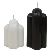 DIY risti U-kujuline kaare küünlavorm kõrgviimistlusega lihtne lahti võetav 3D küünla plastvorm DIY käsitsi küünlavorm purgivormi vorm