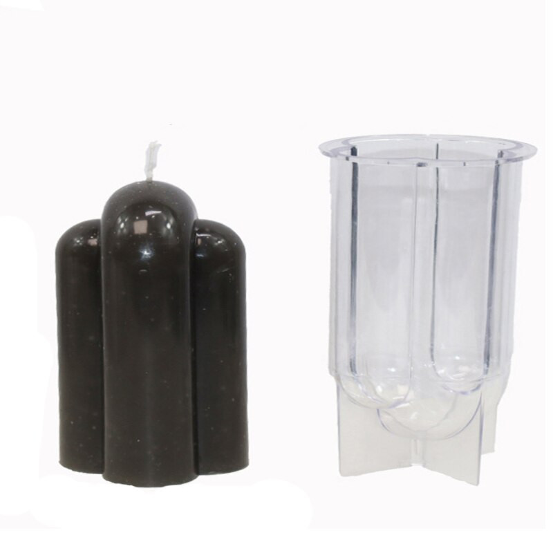 DIY risti U-kujuline kaare küünlavorm kõrgviimistlusega lihtne lahti võetav 3D küünla plastvorm DIY käsitsi küünlavorm purgivormi vorm