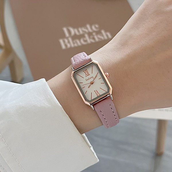 Ceas casual de dama de culoare inchisa si deschisa