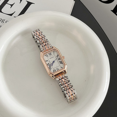 Ceas casual de dama de culoare auriu si argintiu