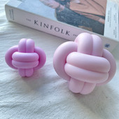 Μάλλινη φόρμα για κερί Τρισδιάστατο χοντρό μαλλί Σχοινί Αρωματοθεραπείας Κερί Γύψινο Ρητίνη Σπίτι Διακόσμηση για τούρτα Φόρμα σιλικόνης 3d