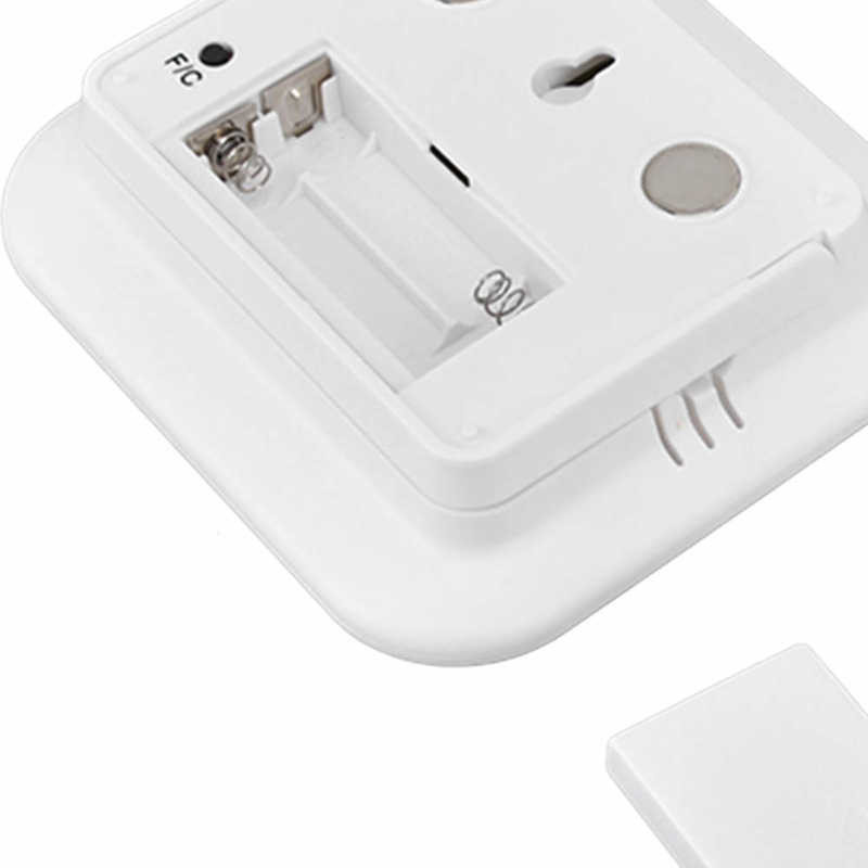 Ψηφιακό θερμόμετρο Smart Touch Settings Λειτουργία Ξυπνητήρι Καταγραφέας θερμοκρασίας υγρασίας με φωτεινό