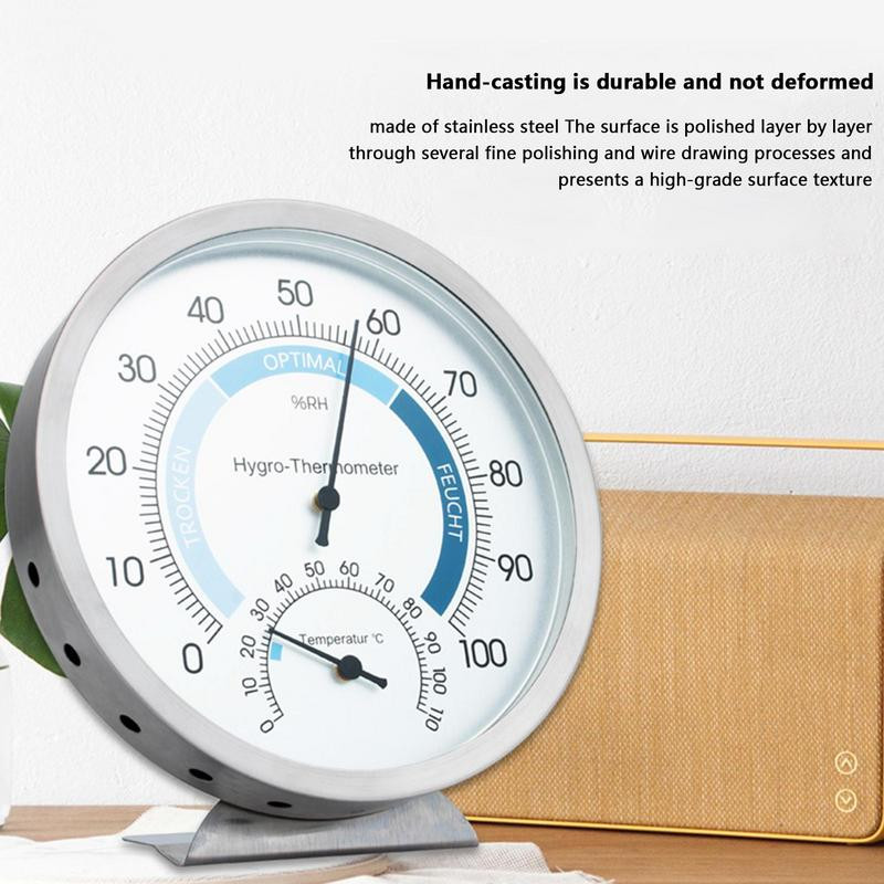 Υγρόμετρο επιφάνειας εργασίας Θερμόμετρο Θερμόμετρο πολλαπλών χρήσεων για θερμοκρασία δωματίου Χωρίς αισθητήρα υγρασίας θερμοκρασίας μπαταρίας με Displa