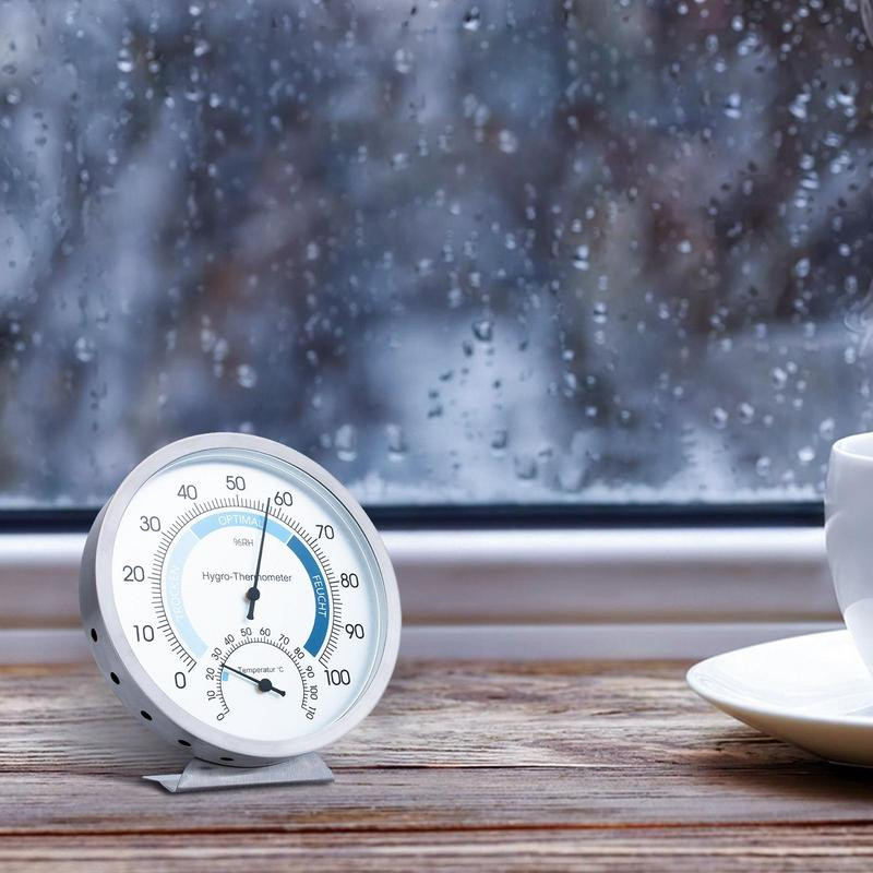Υγρόμετρο επιφάνειας εργασίας Θερμόμετρο Θερμόμετρο πολλαπλών χρήσεων για θερμοκρασία δωματίου Χωρίς αισθητήρα υγρασίας θερμοκρασίας μπαταρίας με Displa